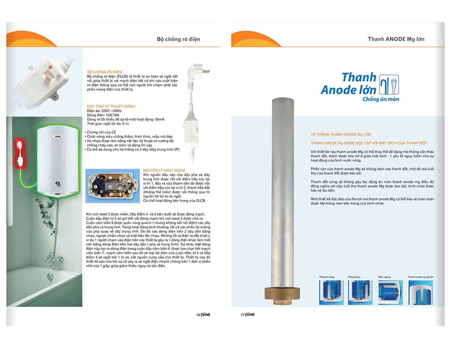 Máy nóng lạnh FERROLI Catalogue và Bảng giá mới nhất /Page 4